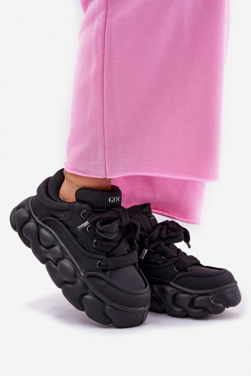    modelio batai  su platforma GOE RR2N4044 Juodos spalvos