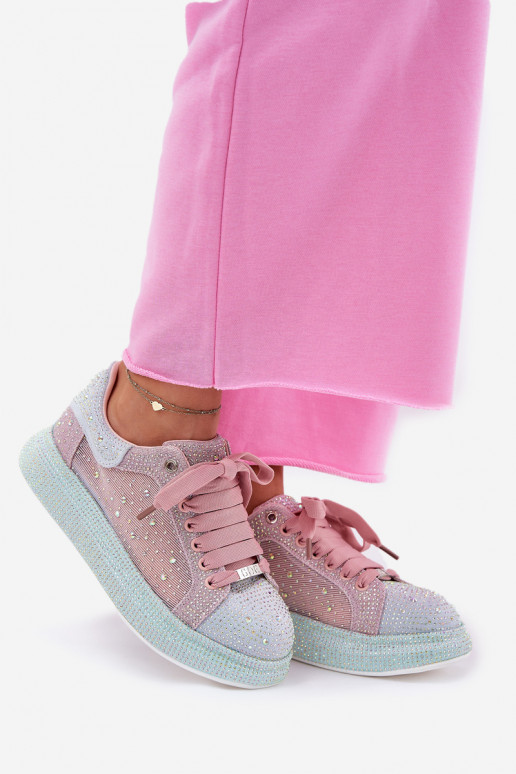 Dekoruotos  modelio batai su platforma GOE RR2N4009 įvairių spalvų