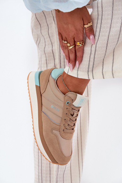 iš zomšos  modelio batai  Big Star RR274A048 HI-POLY SYSTEM smėlio spalvos