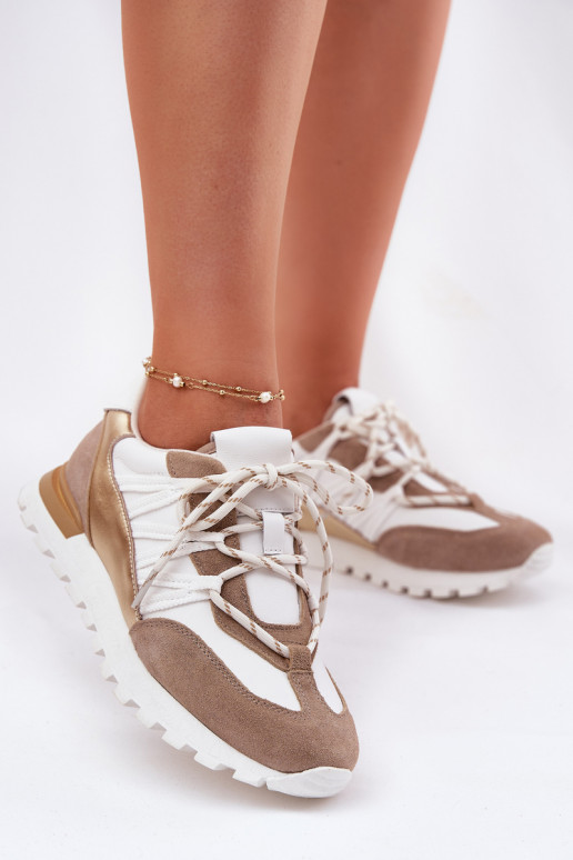   batai  modelio batai  Artiker 56C1738 smėlio spalvos-aukso spalvos