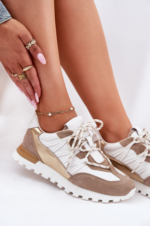   batai  modelio batai  Artiker 56C1738 smėlio spalvos-aukso spalvos
