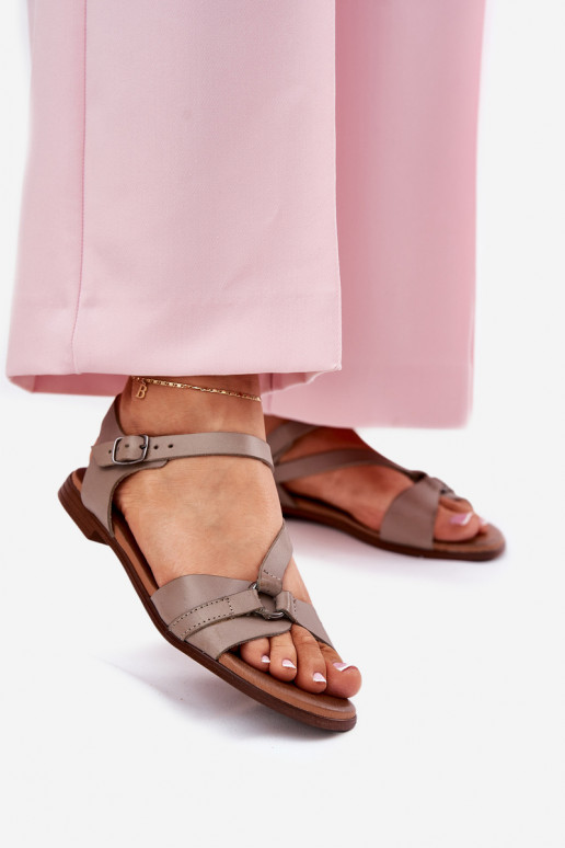 Zazoo 40182 Moteriškos basutės  smėlio spalvos