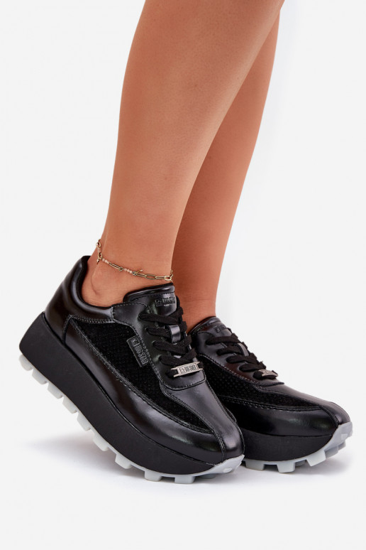     modelio batai su platforma Big Star RR274873 HI-POLY SYSTEM Juodos spalvos