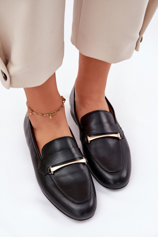 batai moteriški mokasinai  K6809-01 Juodos spalvos   batai moteriški mokasinai  K6809-01 Juodos spalvos