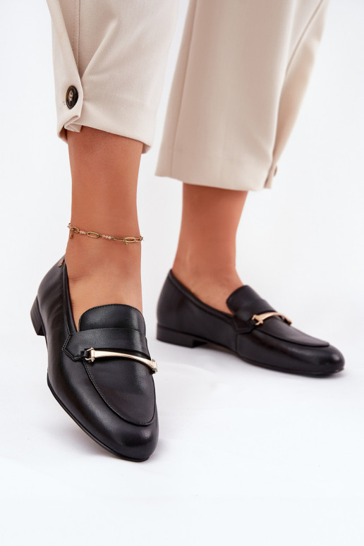 batai moteriški mokasinai  K6809-01 Juodos spalvos   batai moteriški mokasinai  K6809-01 Juodos spalvos