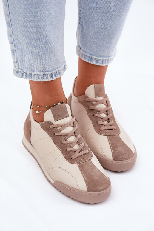   sportiniai bateliai  Laura Messi 2935 smėlio spalvos