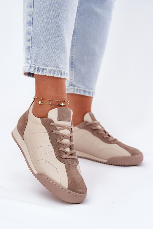   sportiniai bateliai  Laura Messi 2935 smėlio spalvos