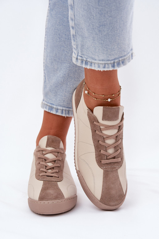   sportiniai bateliai  Laura Messi 2935 smėlio spalvos