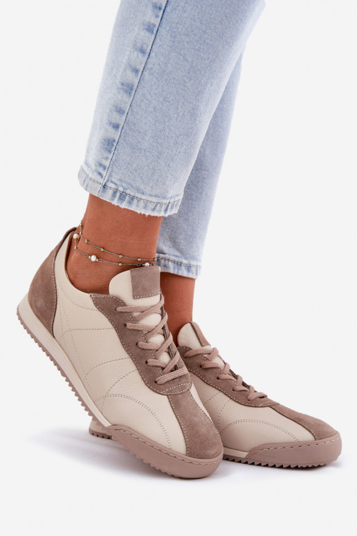   sportiniai bateliai  Laura Messi 2935 smėlio spalvos