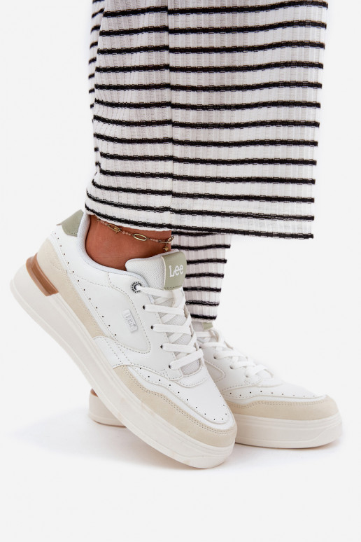  modelio batai  su platforma LEE EMMA WOMEN LOW 50251014.04L smėlio spalvos