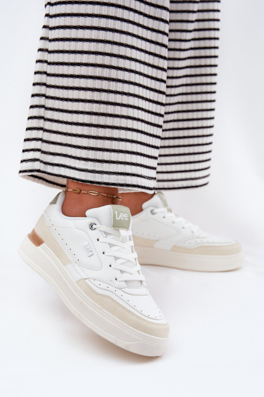  modelio batai  su platforma LEE EMMA WOMEN LOW 50251014.04L smėlio spalvos