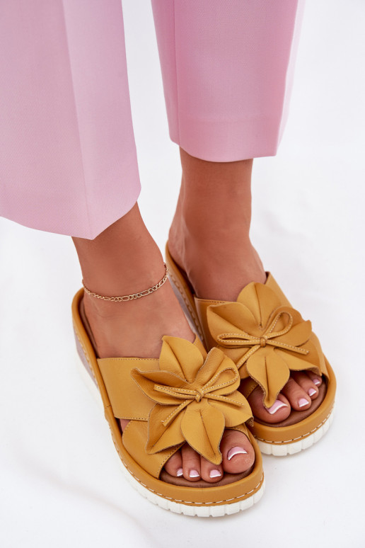 Šlepetės     Artiker 52C0504 geltonos spalvos