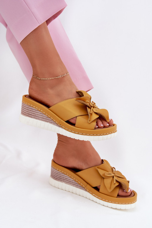 Šlepetės     Artiker 52C0504 geltonos spalvos