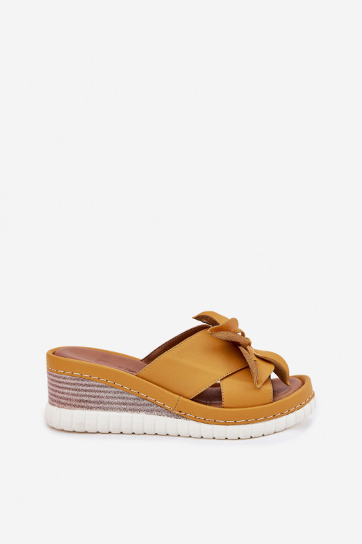 Šlepetės     Artiker 52C0504 geltonos spalvos