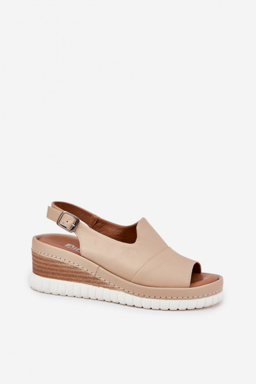 Moteriškos basutės    Artiker 56C0919 smėlio spalvos
