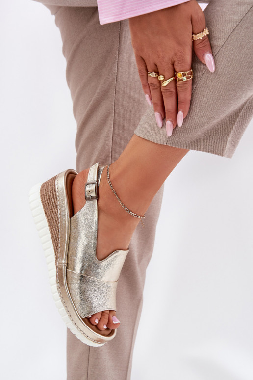 Moteriškos basutės    Artiker 56C0920 aukso spalvos