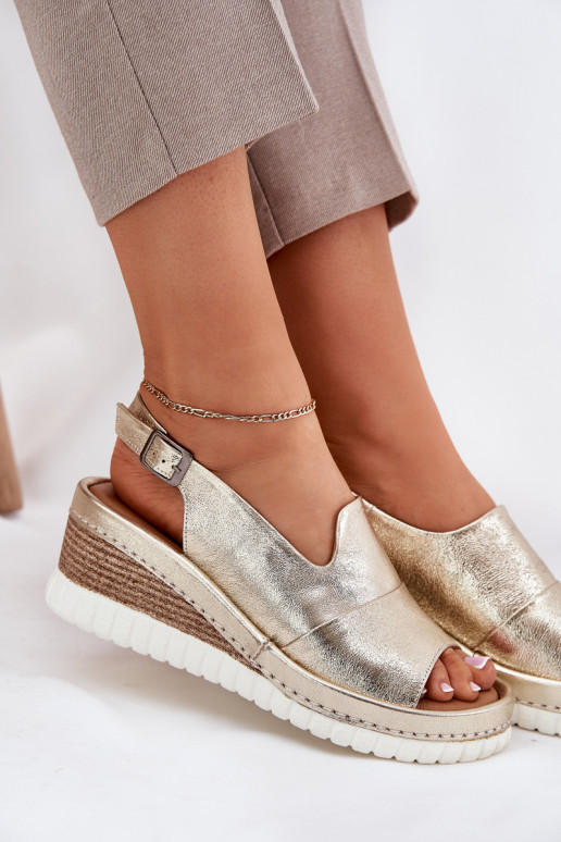 Moteriškos basutės    Artiker 56C0920 aukso spalvos