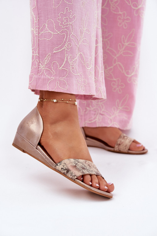 Moteriškos basutės  01971-71 aukso spalvos