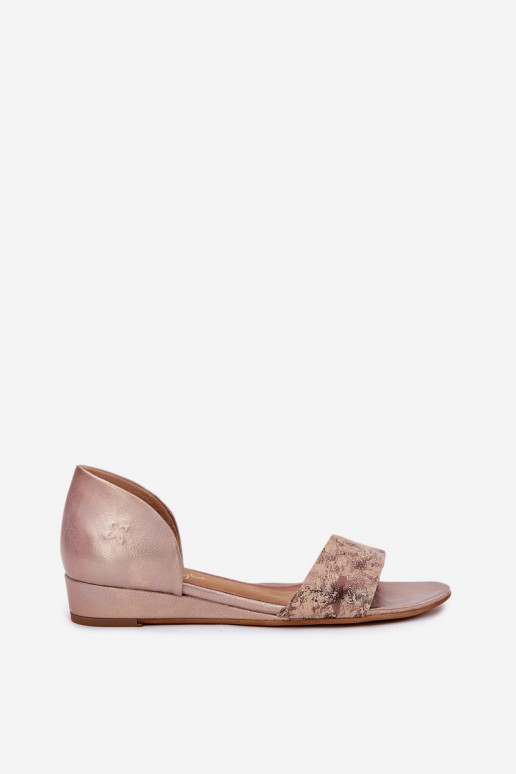 Moteriškos basutės  01971-71 aukso spalvos