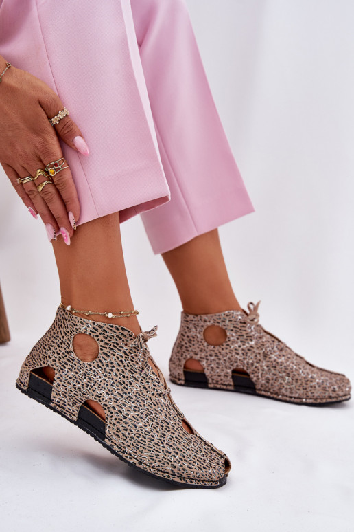  Aulinukai  03426-49 su leopardo kailio raštais