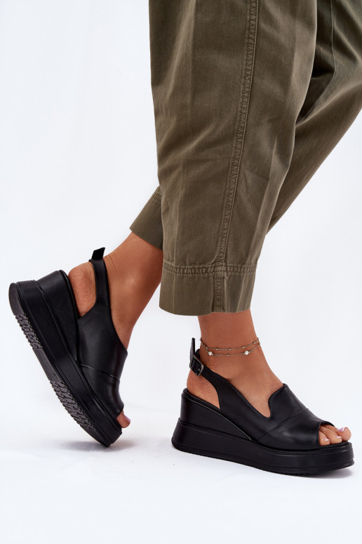    Platforminės basutės Artiker 52C0484 Juodos spalvos