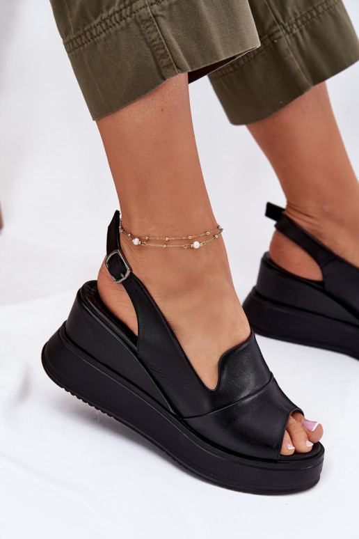    Platforminės basutės Artiker 52C0484 Juodos spalvos