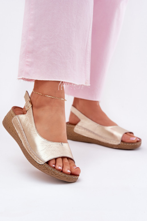 Moteriškos basutės    L7069 -25 aukso spalvos