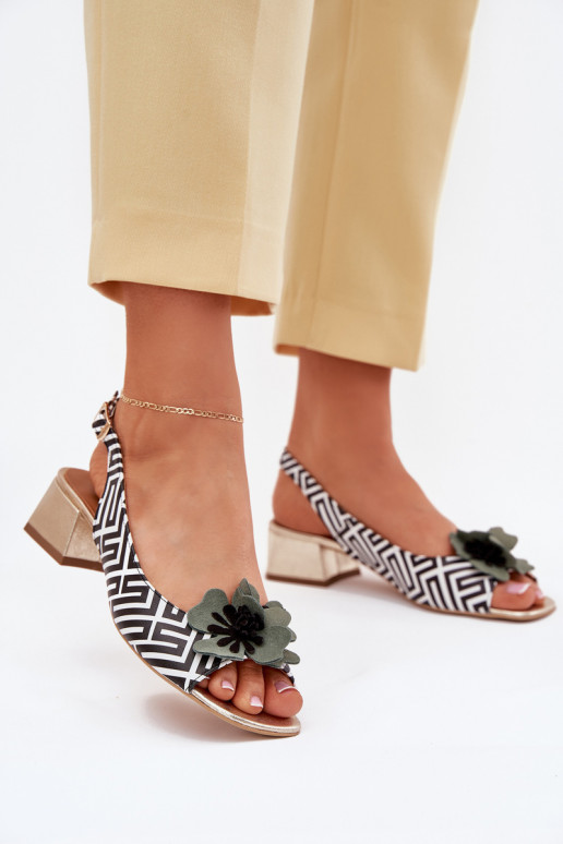 Moteriškos basutės     Laura Messi 2973 Baltos-Juodos spalvos