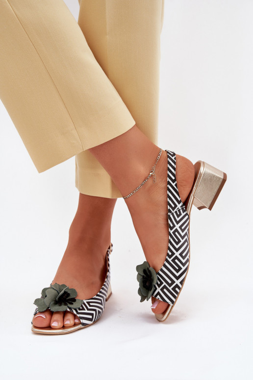 Moteriškos basutės     Laura Messi 2973 Baltos-Juodos spalvos