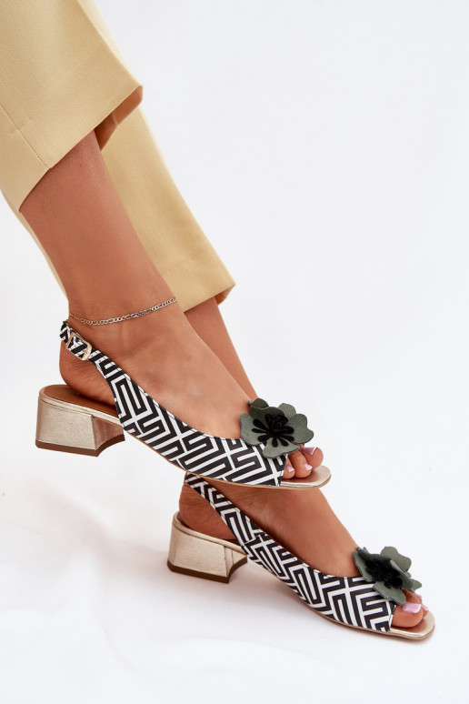 Moteriškos basutės     Laura Messi 2973 Baltos-Juodos spalvos