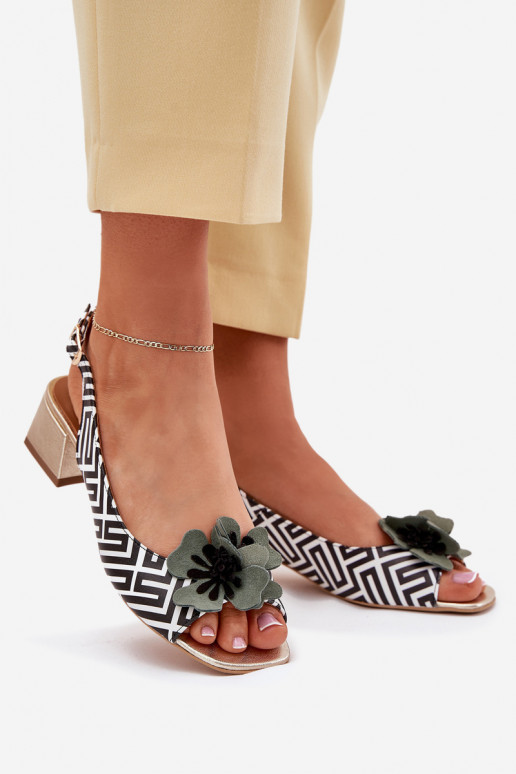 Moteriškos basutės     Laura Messi 2973 Baltos-Juodos spalvos