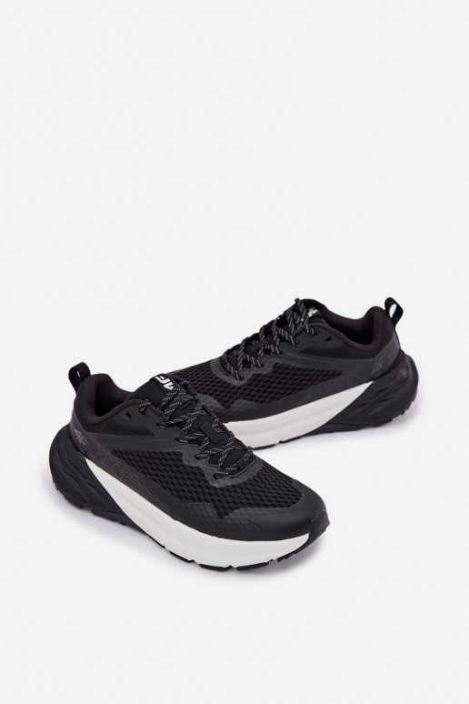 Juodos spalvos vyriški sportbačiai SPEED HIKER 4F 4FINMM00FOTSM037