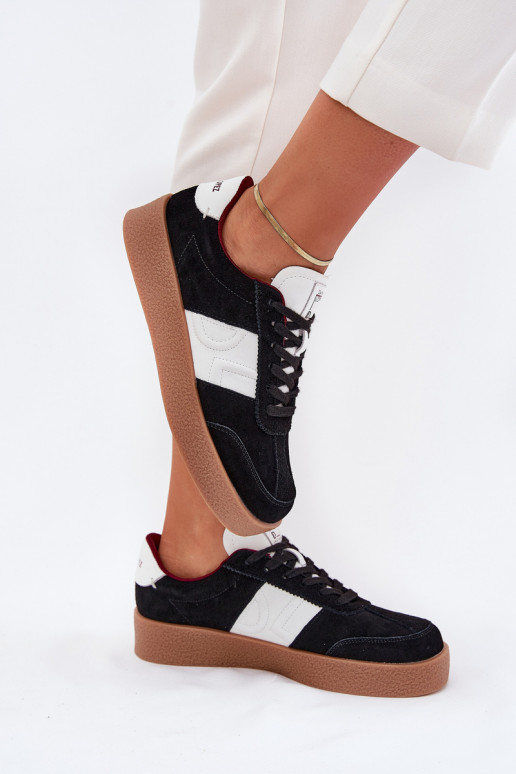 iš zomšos  modelio batai  Daniel Lopez Just Dare SS2D4021 Juodos spalvos