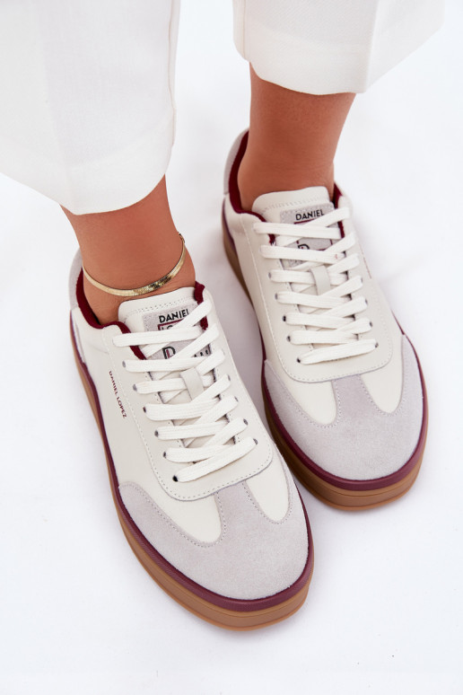     modelio batai Daniel Lopez Just Dare SS2D4008 Baltos-pilkos spalvos