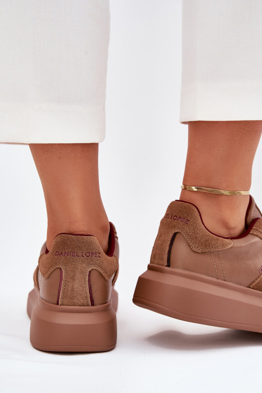     modelio batai su platforma Daniel Lopez Just Dare SS2D4005 rudos spalvos