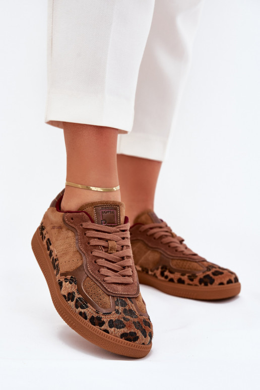 Moteriški sportiniai bateliai Daniel Lopez Just Dare SS2D4017 su leopardo raštu