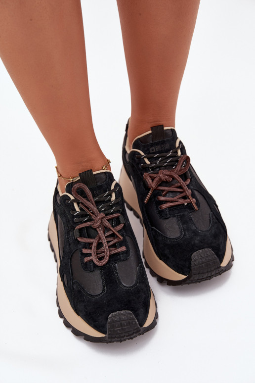    modelio batai su platforma  Big Star SS274628 HI-POLY SYSTEM Juodos spalvos