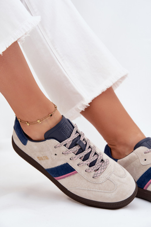 iš zomšos   modelio batai  Big Star SS274679 HI-POLY SYSTEM pilkos spalvos