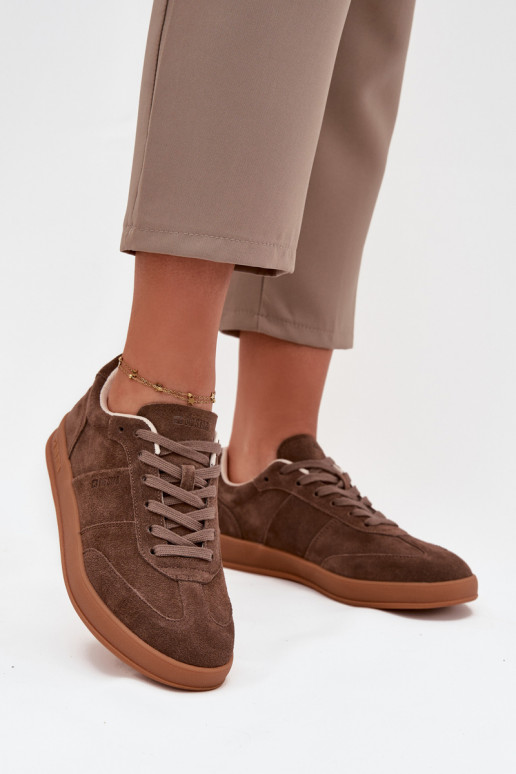 iš zomšos  modelio batai  Big Star SS274676 HI-POLY SYSTEM rudos spalvos