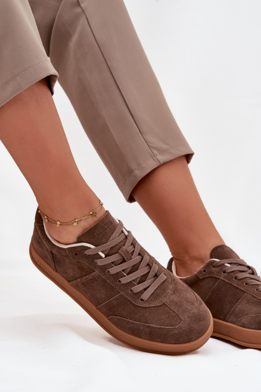 iš zomšos  modelio batai  Big Star SS274676 HI-POLY SYSTEM rudos spalvos