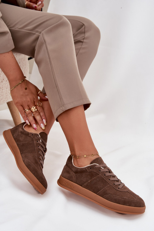 iš zomšos  modelio batai  Big Star SS274676 HI-POLY SYSTEM rudos spalvos