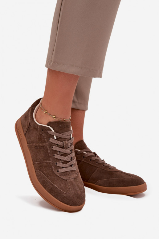 iš zomšos  modelio batai  Big Star SS274676 HI-POLY SYSTEM rudos spalvos