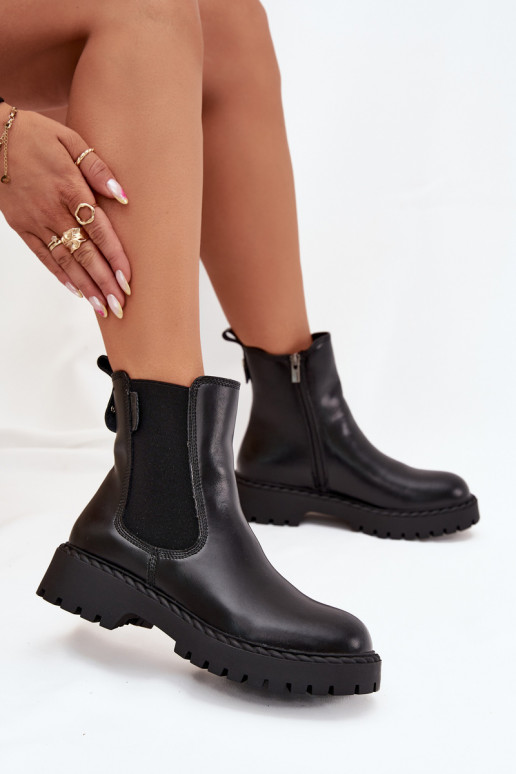   stilingi aulinukai  pašiltinti  Big Star OO274109 Juodos spalvos