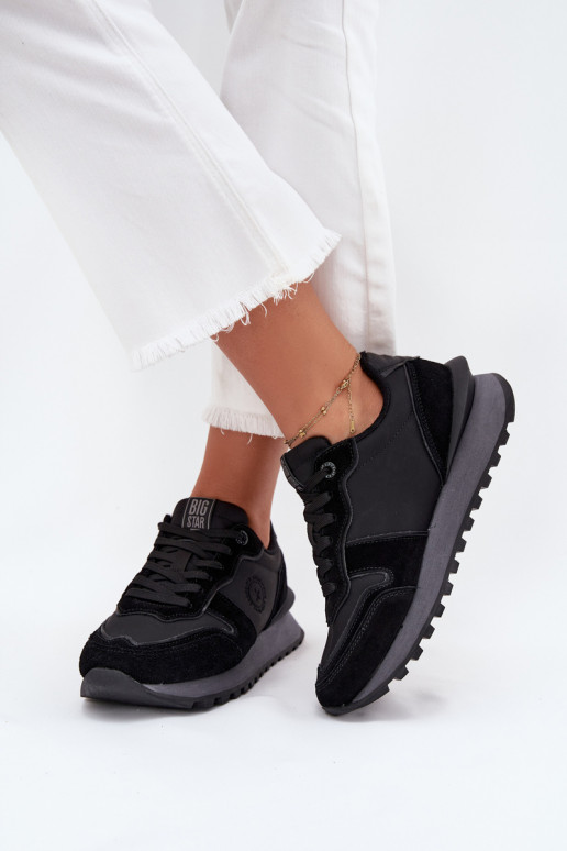    modelio batai  Big Star OO274529 HI-POLY SYSTEM Juodos spalvos