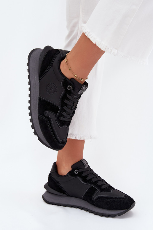    modelio batai  Big Star OO274529 HI-POLY SYSTEM Juodos spalvos