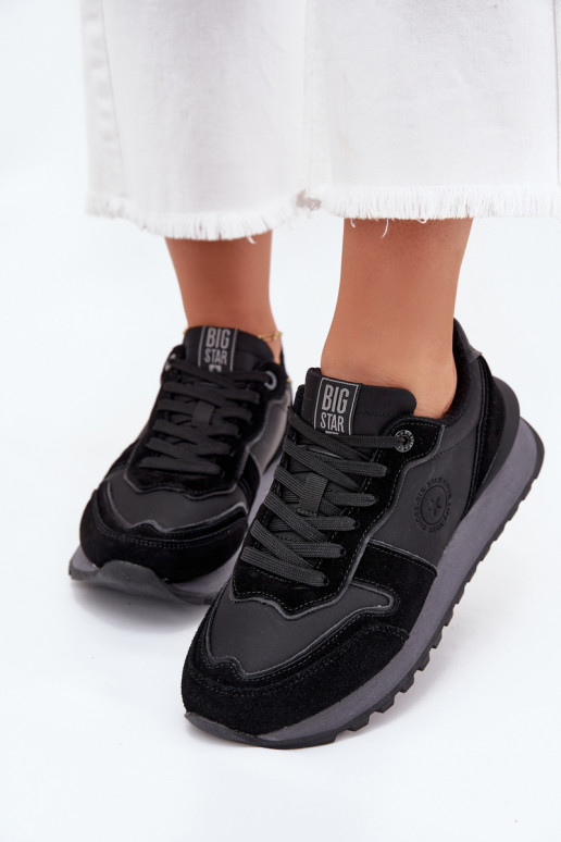    modelio batai  Big Star OO274529 HI-POLY SYSTEM Juodos spalvos