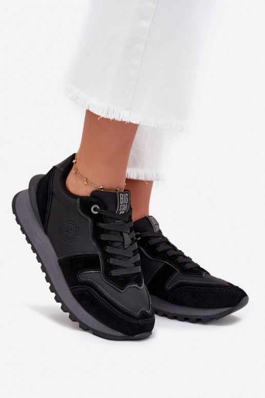    modelio batai  Big Star OO274529 HI-POLY SYSTEM Juodos spalvos