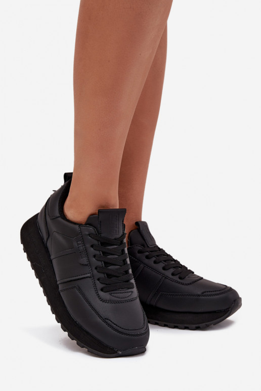    modelio batai  su platforma Big Star OO274573 Hi-Poly System Juodos spalvos