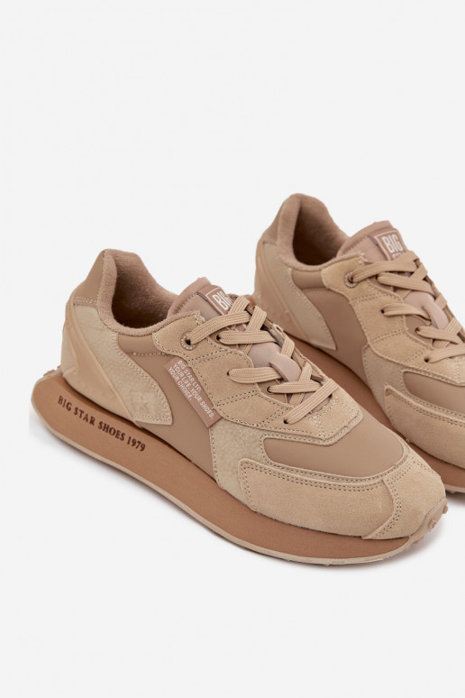    modelio batai  Big Star OO174298 Hi-Poly System smėlio spalvos