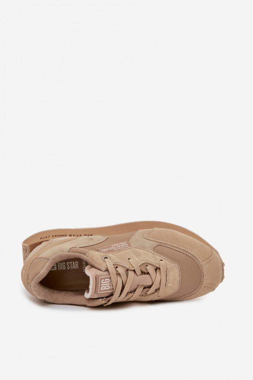    modelio batai  Big Star OO174298 Hi-Poly System smėlio spalvos